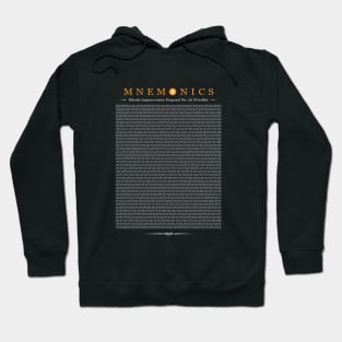 Mnemonics - BIP-39 Wordlist Hoodie